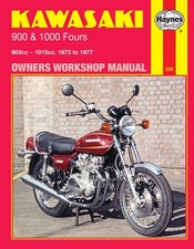 Manuale riparazione Haynes Kawasaki 900 e 1000 Fours (1973-1977)