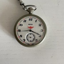 Soviet vintage Molnija / locomotive  pocket watch USSR Automatico