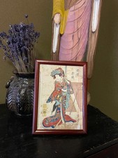 Piccola xilografia epoca - , edo