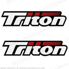 Fits Triton Boat Logo Decals