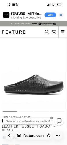 Sabot marni pelle - marni,