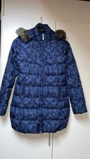 giubbotto bambina 164 cm - Vera piuma - Cappuccio e pelo sono rimovibili !