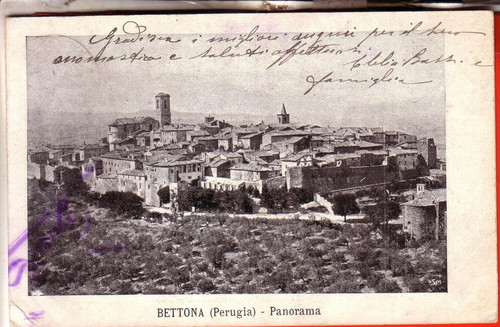 Cartolina bettona viaggiata - ,