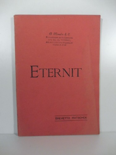 Eternit brevetto hatschek - eternit.,