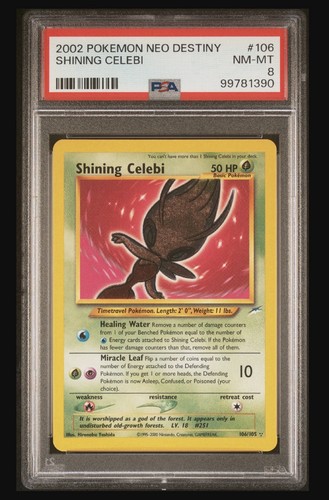 Shining celebi psa 8 2002 - shining,