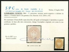 Lombardo Veneto 1863 Sass. 45