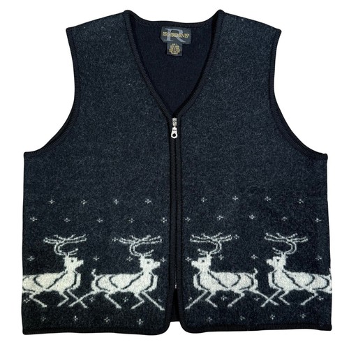 Gilet maglione vintage renna