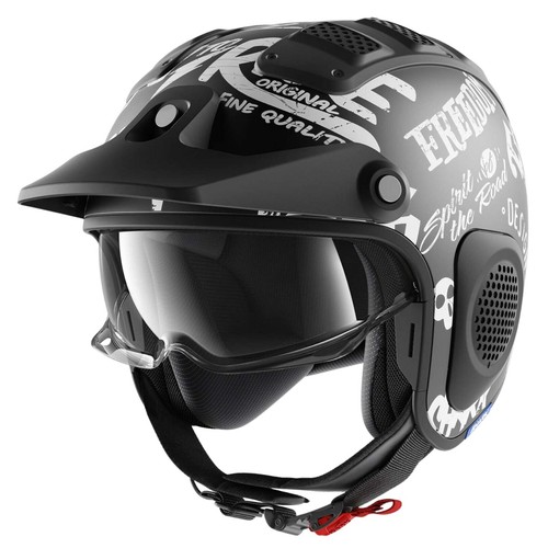 Casco fibra offroad - casco, moto