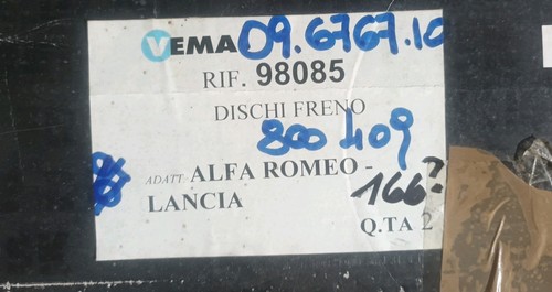 Dischi freno vema lancia kappa - freno,