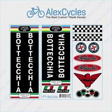 Raro Kit Adesivi Decalcomanie Restauro per Bottecchia Nera Antichi Vintage + REGALO