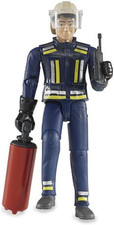 Pompiere Con Casco, Guanti &