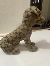 Peluche cane Coach marrone