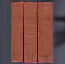 "Il mulino del Po. Romanzo storico" Riccardo Bacchelli (3 volumi)