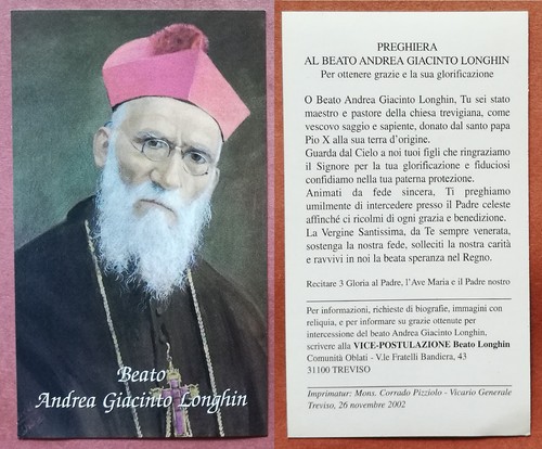 Santino holy card beato - card:,