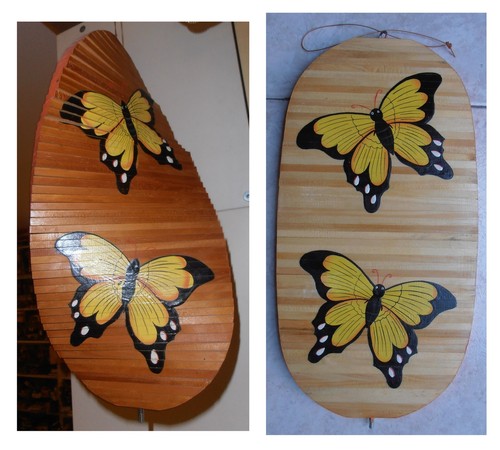 Pendente legno farfalle 53 - legno,