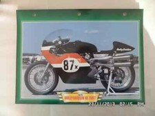 CARTE FICHE MOTO HARLEY
