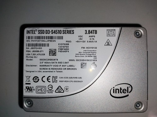 Ssd intel s4510 84 tb - ssd, d3-s4510