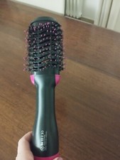 Spazzola piastra capelli lisci. Con aria calda phon fono asciugacapelli brush