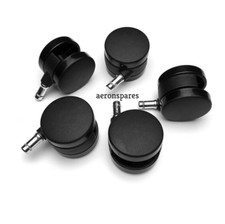 Set di 5 ruote Herman Miller Aeron Setu Sayl Mirra Celle sedia Embody