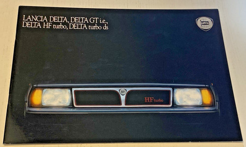 Brochure vente lancia delta - lancia,