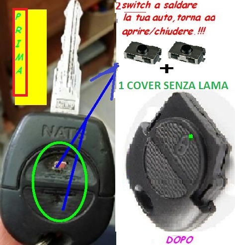 Cover chiave guscio nissan - 2,