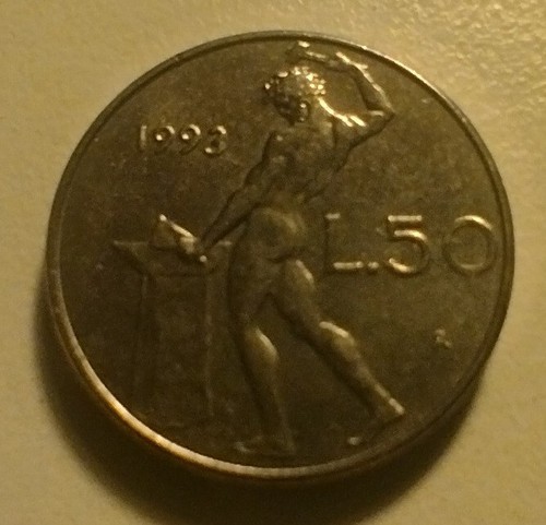 Moneta lire 1993 conio - lire,