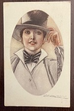 Cartolina Tematica da Collezione firmata Illustratore Mauzan - FP VG 1923