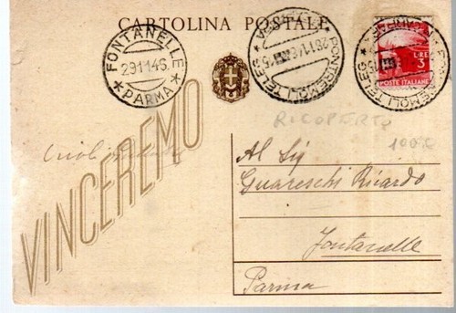 Intero postale del - intero,