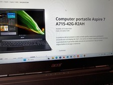  notebook   acer aspire i7 16gb ram colore nero
