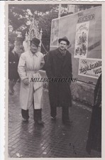 PESCARA: fotocartolina privata  1942 - passeggiata di 2 amici  (foto Cine 900)