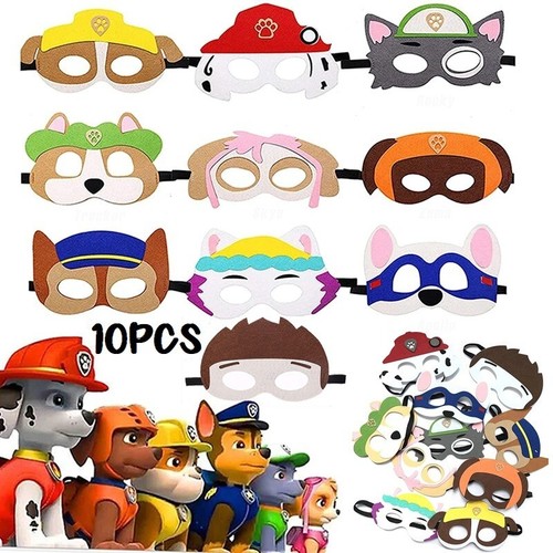 Paw patrol lotto maschere - paw, 10