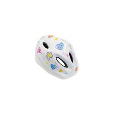 Casco Bici Bimba Blossy Bianco Taglia S 48/52cm MvTek