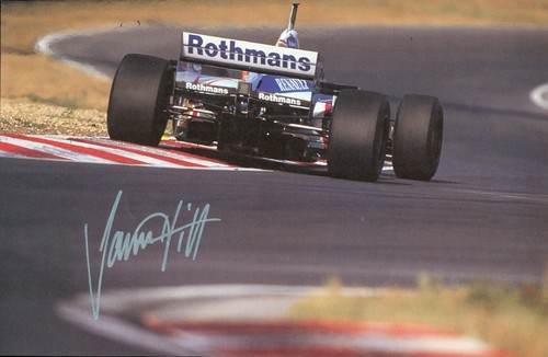 Damon hill signed photo - signed,