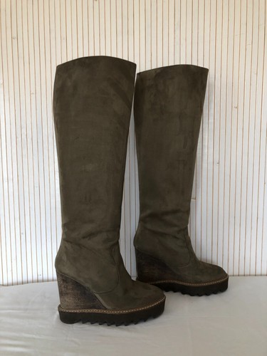 Bottes compensées cuissardes - compensées,