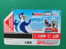 SCHEDA TELEFONICA TELECOM - KINDER PINGUI 31.12.2002