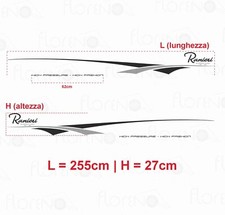 KIT ADESIVI STICKERS LATERALI RANIERI VOYAGER BARCA BOAT