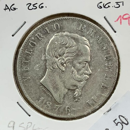 Vittorio emanuele 5 lire - vittorio, ii