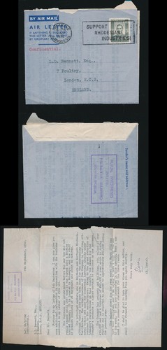 Southern rhodesia 1952 - southern,
