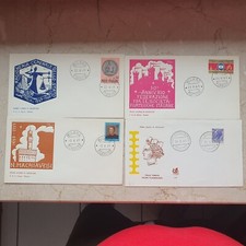 1969 - FDC - ITALIA - 4 buste