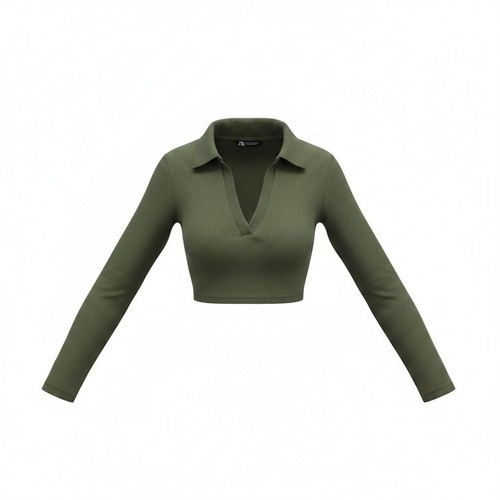 Polo zara crop top - zara,