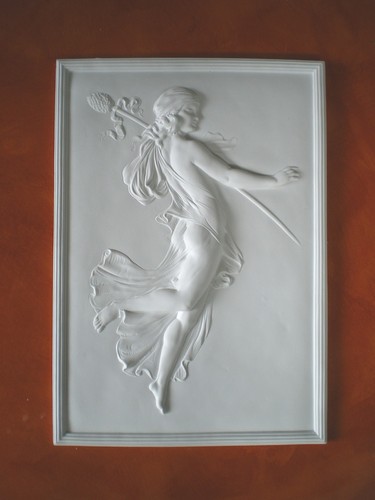 Bassorilievo gesso bianco - bassorilievo,