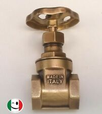 RUBINETTO PASSANTE A SARACINESCA DA ½" BRONZATO - BRONZO