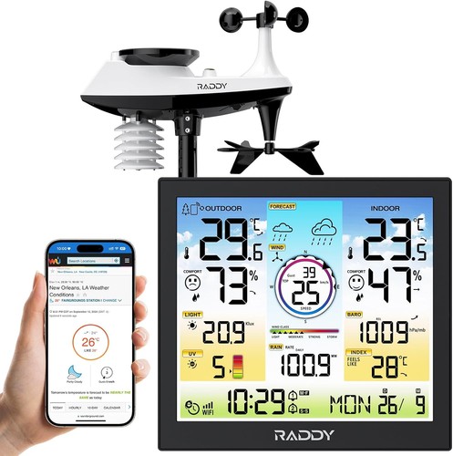 Raddy stazione meteo wifi - meteo,