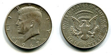 Mezzo dollaro USA 1967