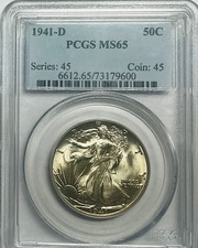 1941-D Mezzo dollaro Walking
