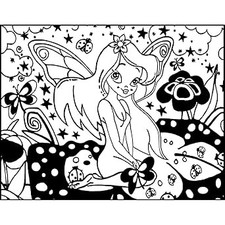 Fata Colorvelvet. Disegno in
