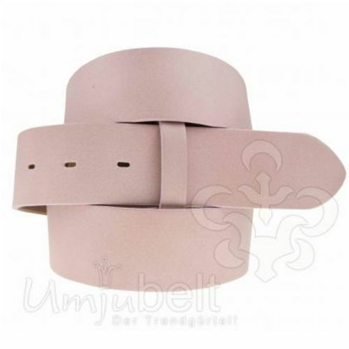Cintura pelle tocco rosa - in, rosa"