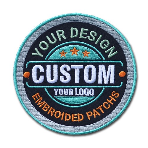 Patch logo ricamato