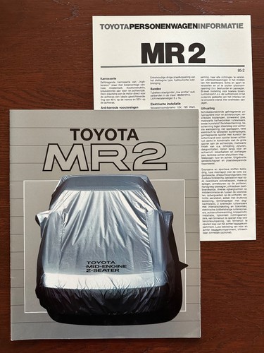 Brochure depliant toyota mr - depliant,