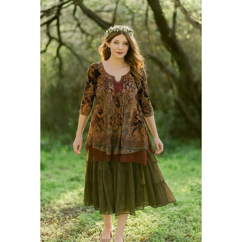 Top tunica whimsigoth boho - top,